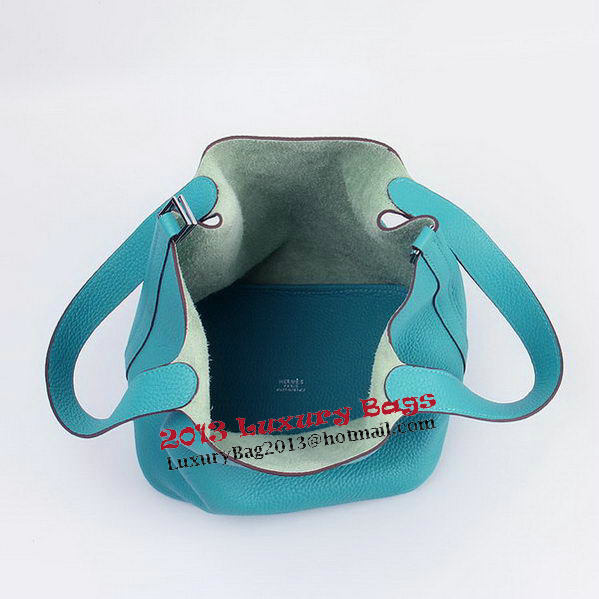 Hermes Picotin Lock PM Bags Clemence Leather H8615 Green