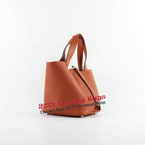 Hermes Picotin Lock PM Bags Clemence Leather H8615 Orange