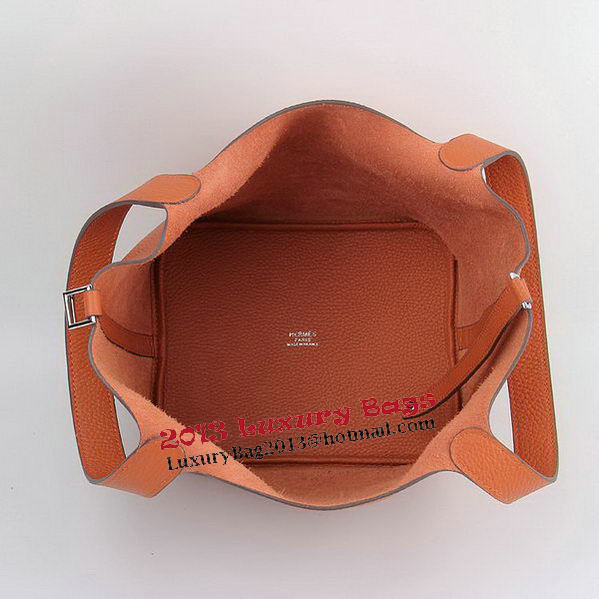 Hermes Picotin Lock PM Bags Clemence Leather H8615 Orange