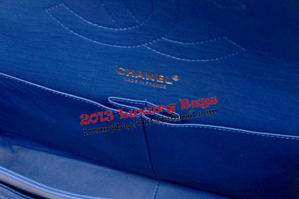 Chanel Jumbo Double Flaps Bags Original Lambskin Leather A36097 Blue