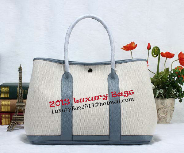 Hermes Garden Party 36cm Tote Bag Canvas SkyBlue