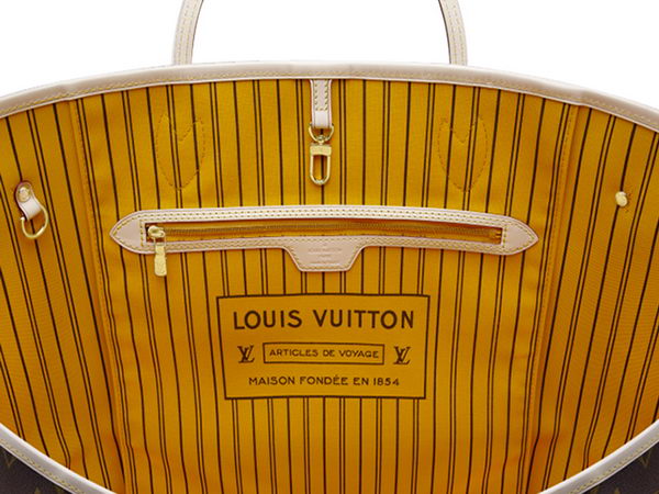 LOUIS VUITTON M40992 MONOGRAM CANVAS NEVERFULL GM MIMOSA