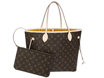 LOUIS VUITTON M40997 MONOGRAM CANVAS NEVERFULL MM MIMOSA