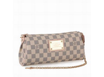 Louis Vuitton N55214 Damier Azur Canvas Eva Clutch