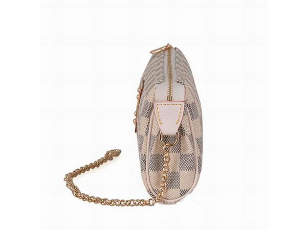 Louis Vuitton N55214 Damier Azur Canvas Eva Clutch