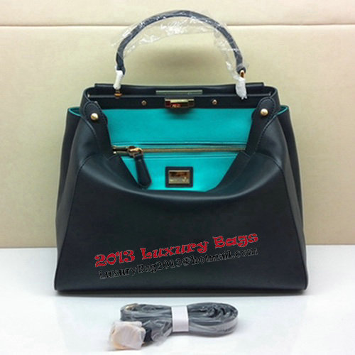 Fendi Peekaboo Bag Original Leather FD2311 Royal