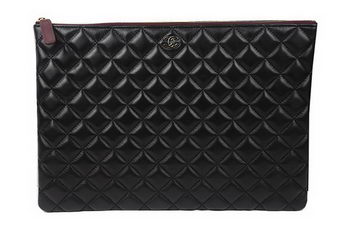 Chanel Clutch Bag Black Original Sheepskin A69254 A69253 A69252 Gold