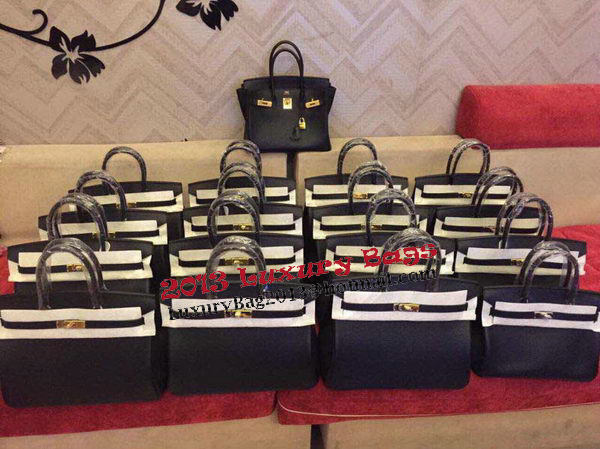 Hermes Birkin 35CM 30CM Tote Bag Grainy Leather H35H30 Black