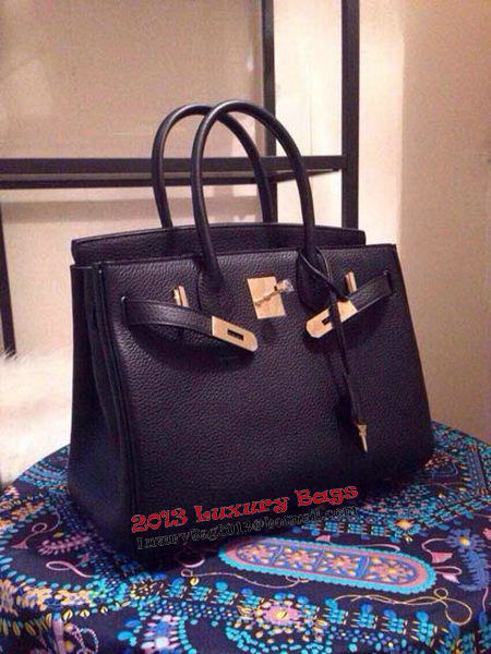 Hermes Birkin 35CM 30CM Tote Bag Grainy Leather H35H30 Black