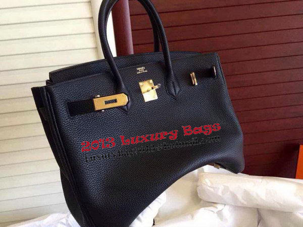 Hermes Birkin 35CM 30CM Tote Bag Grainy Leather H35H30 Black