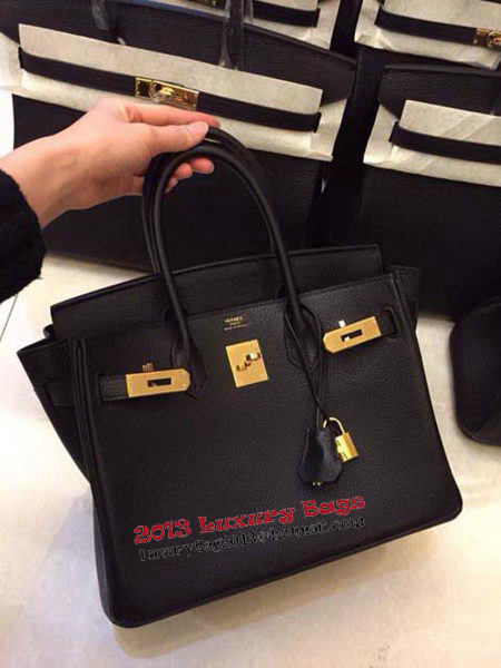 Hermes Birkin 35CM 30CM Tote Bag Grainy Leather H35H30 Black