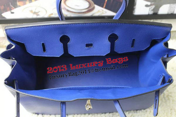 Hermes Birkin 35CM 30CM Tote Bag Lizard Leather H35H30 Blue