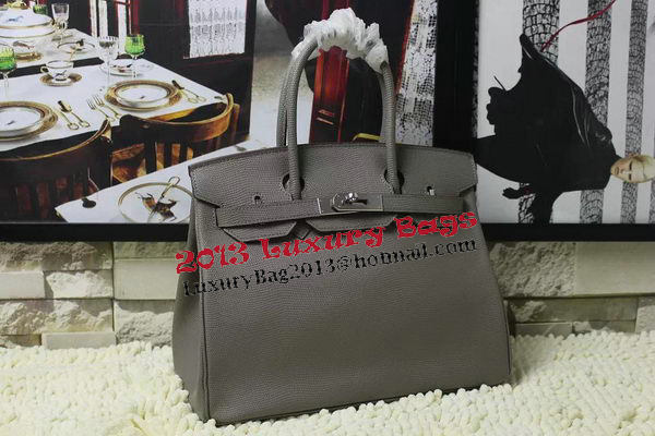 Hermes Birkin 35CM 30CM Tote Bag Lizard Leather H35H30 Grey