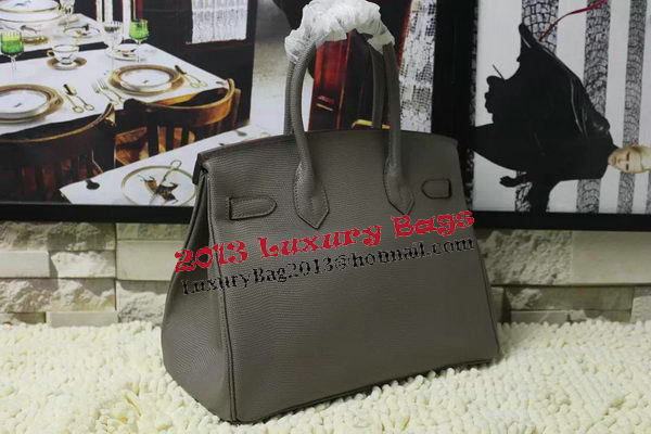 Hermes Birkin 35CM 30CM Tote Bag Lizard Leather H35H30 Grey