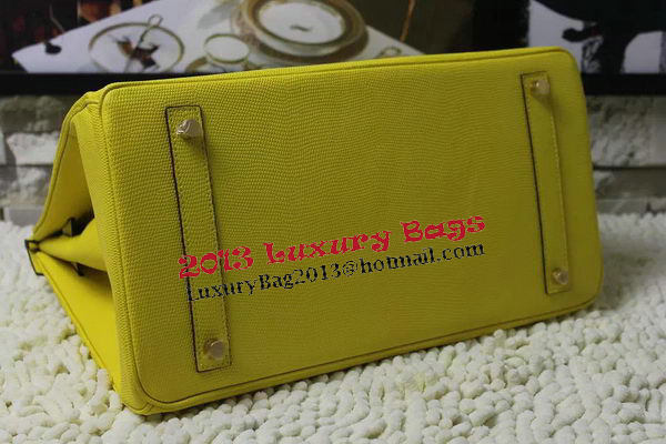 Hermes Birkin 35CM 30CM Tote Bag Lizard Leather H35H30 Yellow