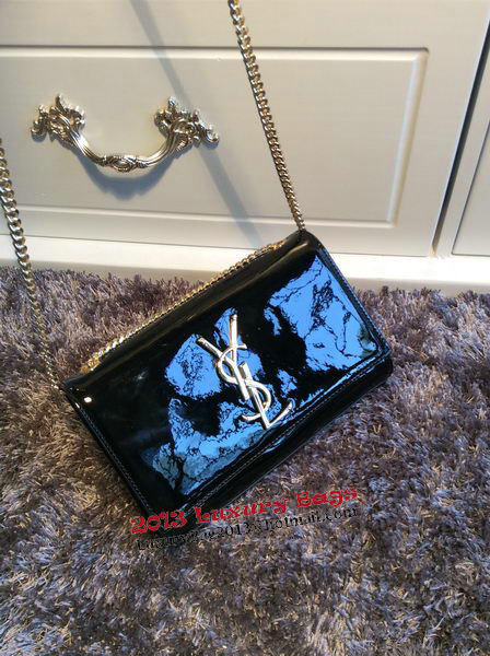 Yves Saint Laurent Classic Patent Clutch 311010 Black