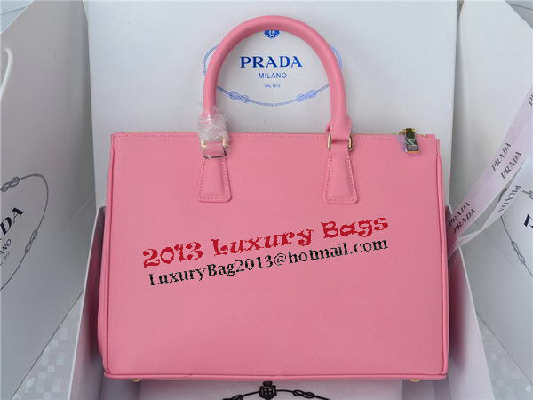 Prada Saffiano Calfskin Leather Tote Bag PBN1786 Pink