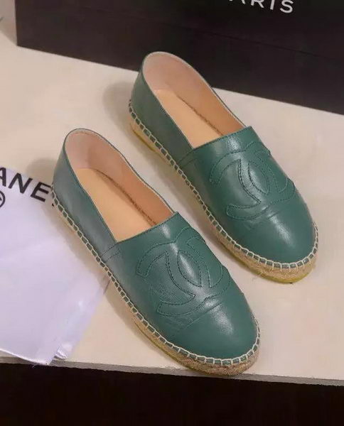 Chanel Leather Toe Flat CH1015LRF Green