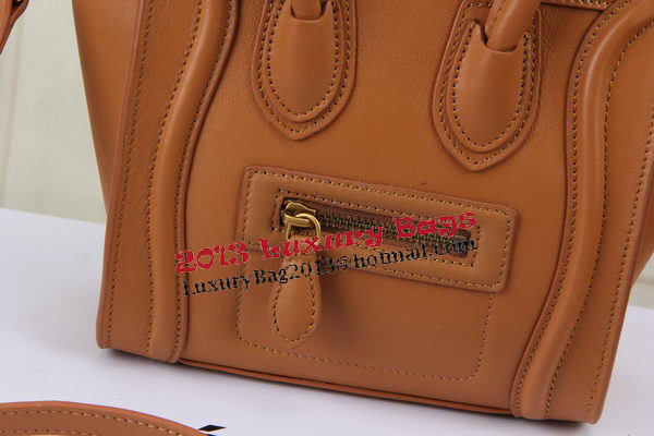 Celine Luggage Nano Bag Original Leather CTS3309 Wheat