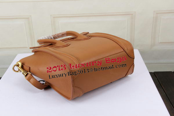 Celine Luggage Nano Bag Original Leather CTS3309 Wheat