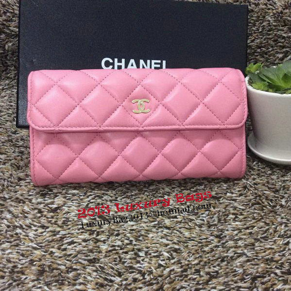 Chanel Matelasse Long Wallet Original Leather A50096