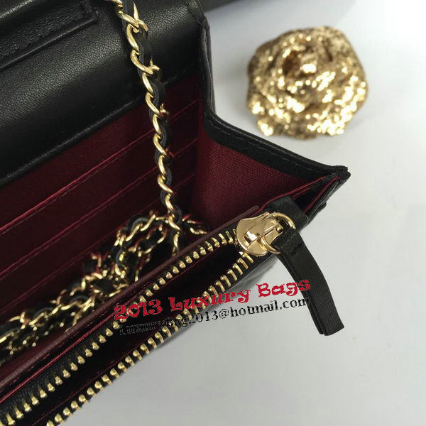 Chanel mini Flap Bag Black Original Sheepskin A33814 Gold