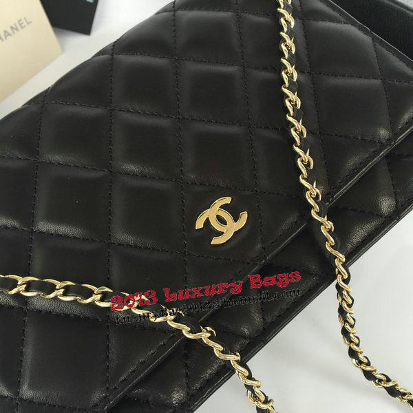 Chanel mini Flap Bag Black Original Sheepskin A33814 Gold