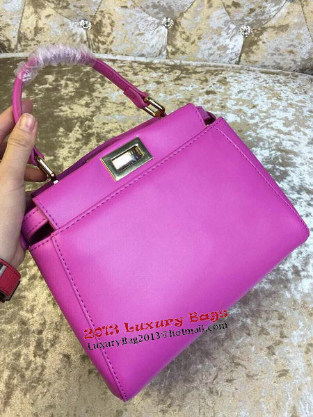 Fendi mini Peekaboo Bag Calfskin Leather 30320 Purple