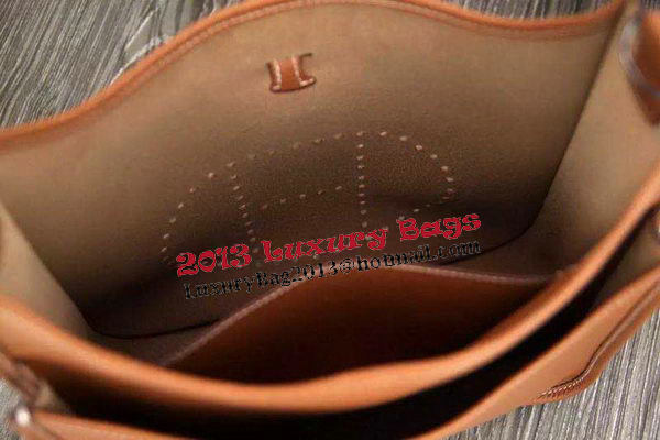 Hermes Evelyne 28cm Messenger Bag Original Leather H1188 Wheat