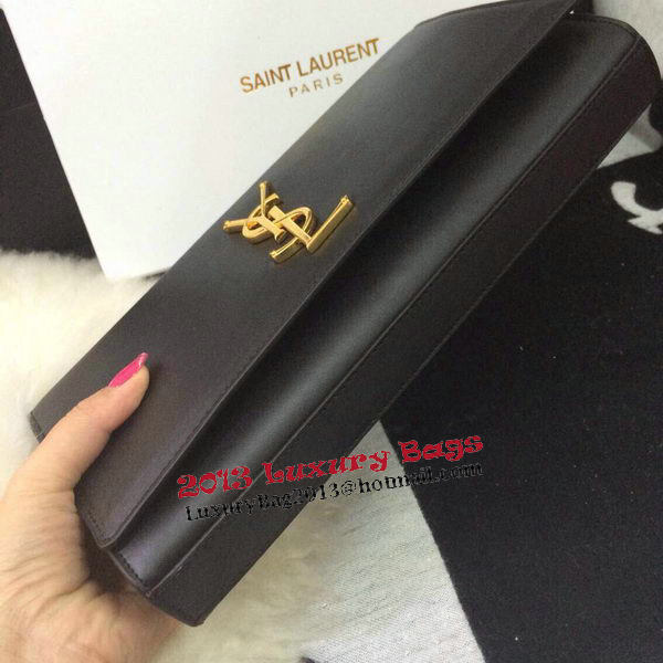 Yves Saint Laurent Classic Monogramme Clutch 30210 Black