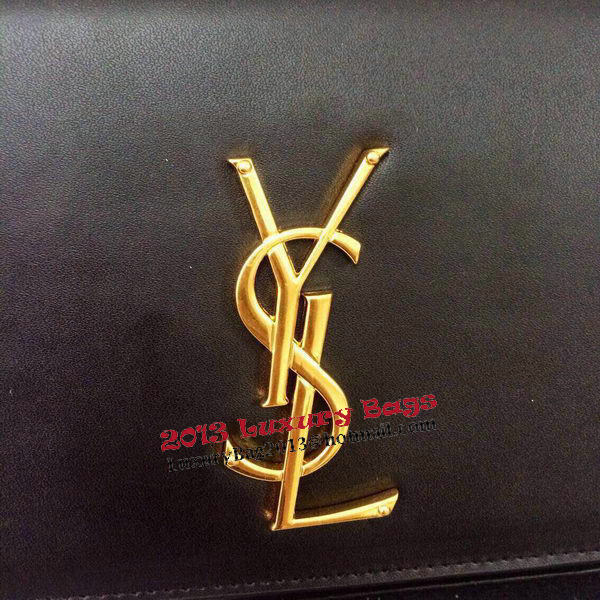 Yves Saint Laurent Classic Monogramme Clutch 30210 Black