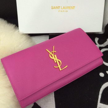 Yves Saint Laurent Classic Monogramme Clutch 30210 Rose