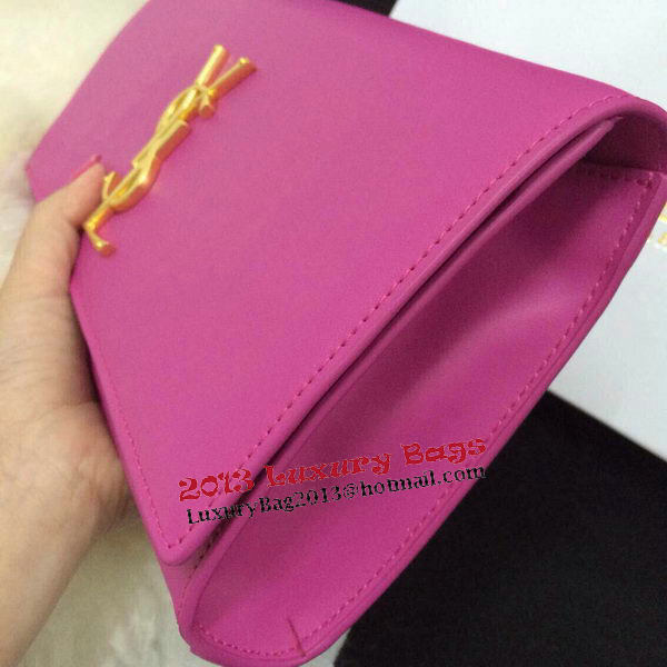 Yves Saint Laurent Classic Monogramme Clutch 30210 Rose