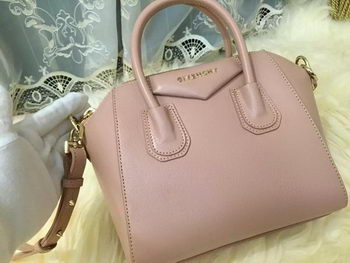 Givenchy mini Antigona Bag Goat Leather G1900 Light Pink