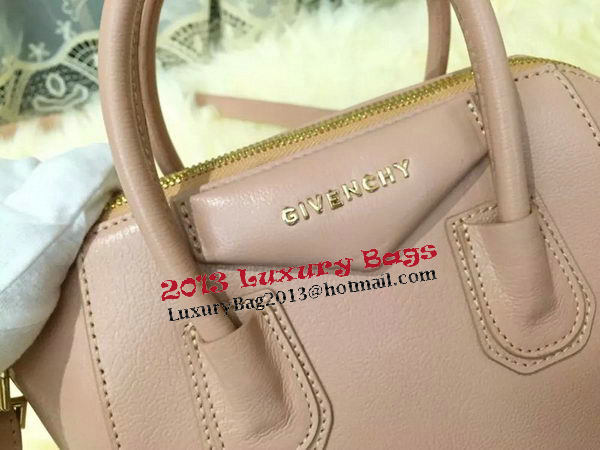 Givenchy mini Antigona Bag Goat Leather G1900 Light Pink