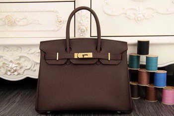 Hermes Birkin 35CM 30CM Tote Bag Original Leather HB35O Brown