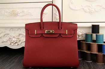 Hermes Birkin 35CM 30CM Tote Bag Original Leather HB35O Burgundy