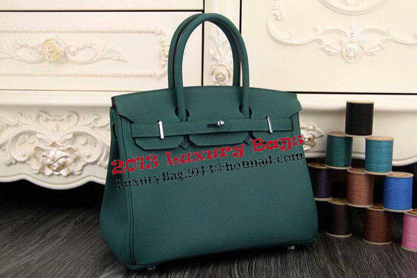 Hermes Birkin 35CM 30CM Tote Bag Original Leather HB35O Dark Green