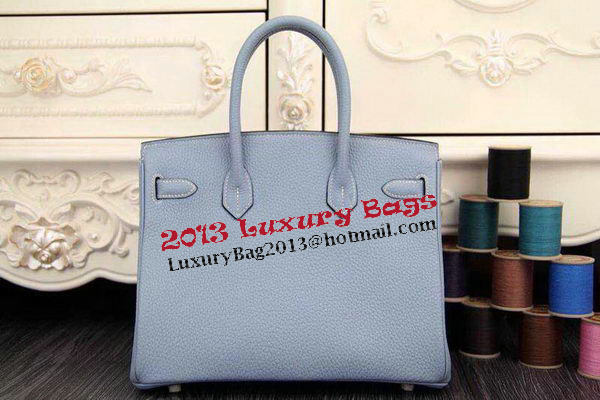 Hermes Birkin 35CM 30CM Tote Bag Original Leather HB35O Light Blue