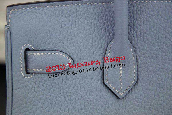 Hermes Birkin 35CM 30CM Tote Bag Original Leather HB35O Light Blue