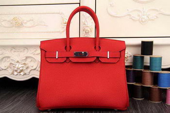 Hermes Birkin 35CM 30CM Tote Bag Original Leather HB35O Red