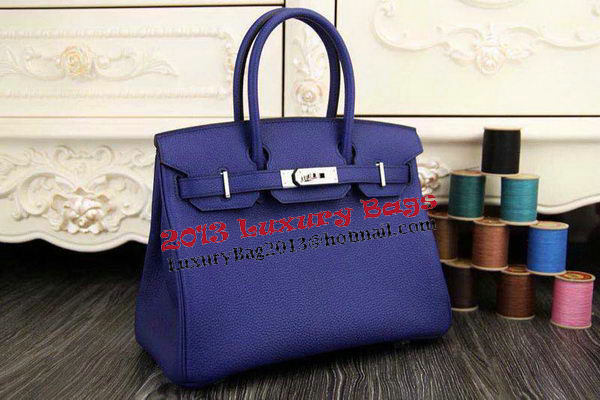 Hermes Birkin 35CM 30CM Tote Bag Original Leather HB35O Royal