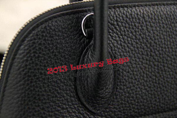 Hermes Bolide 31CM Original Leather Tote Bag Black