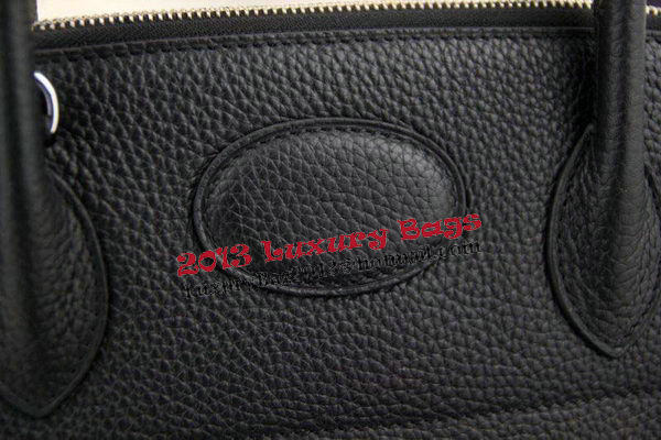 Hermes Bolide 31CM Original Leather Tote Bag Black