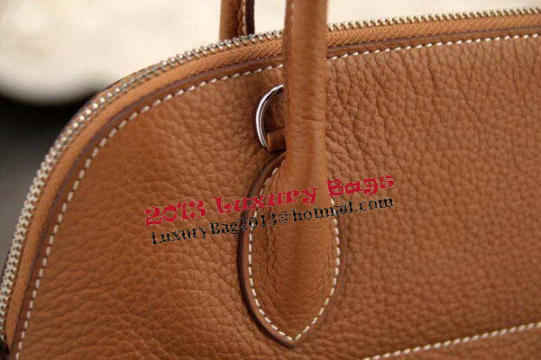 Hermes Bolide 31CM Original Leather Tote Bag Wheat