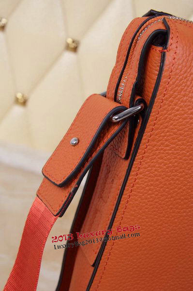 Hermes Briefcase Original Grainy Leather H8813T Orange