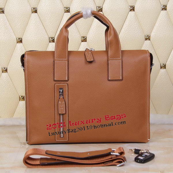 Hermes Briefcase Original Grainy Leather H8813T Wheat