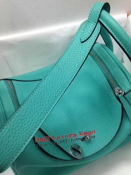 Hermes Lindy 30CM Original Leather Shoulder Bag HLD30 Green