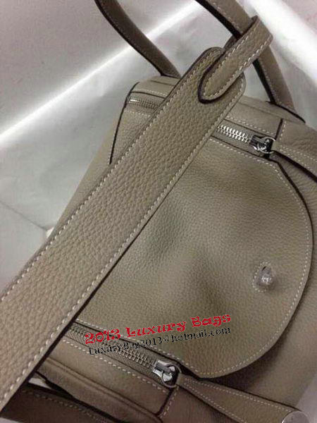 Hermes Lindy 30CM Original Leather Shoulder Bag HLD30 Khaki