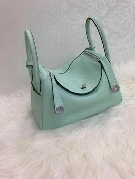 Hermes Lindy 30CM Original Leather Shoulder Bag HLD30 Skyblue